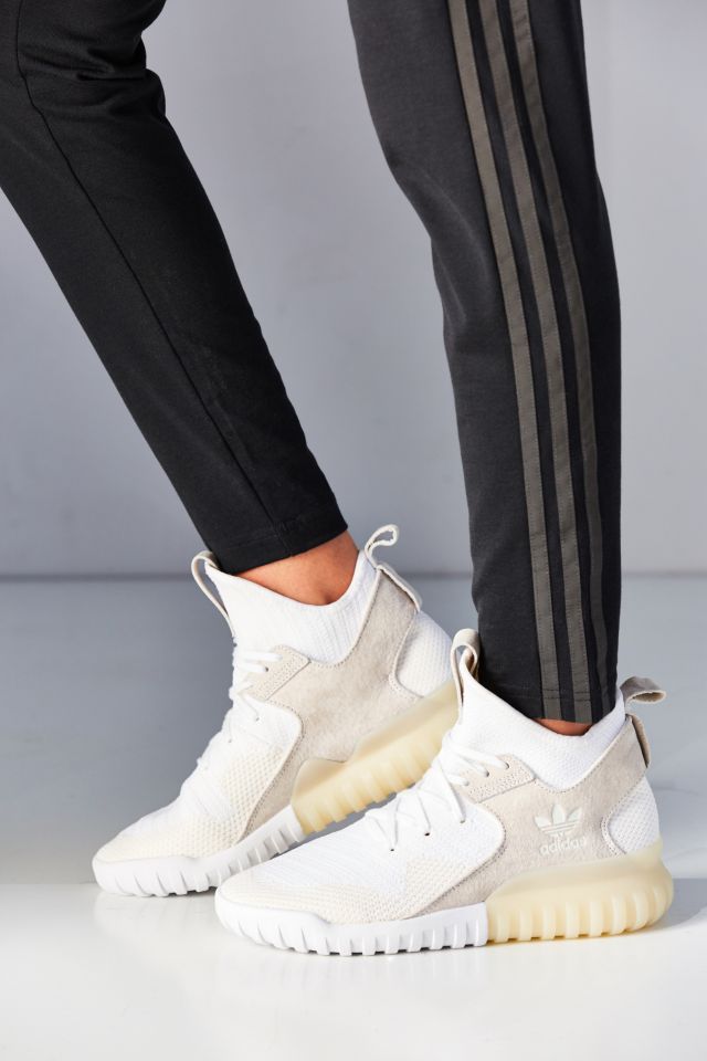 Adidas tubular x primeknit white tan sale