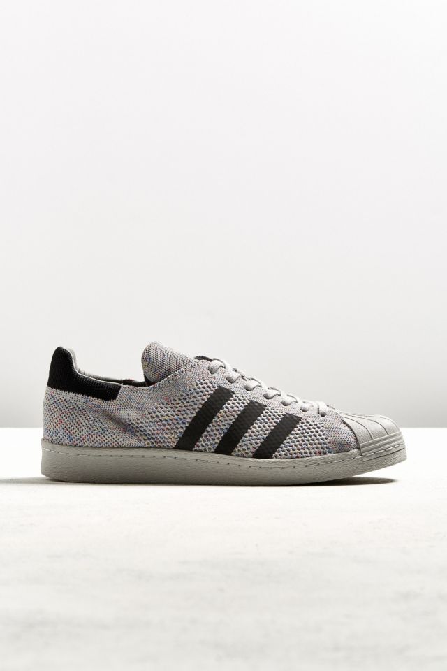 Adidas originals superstar 80s primeknit sale mens Grey