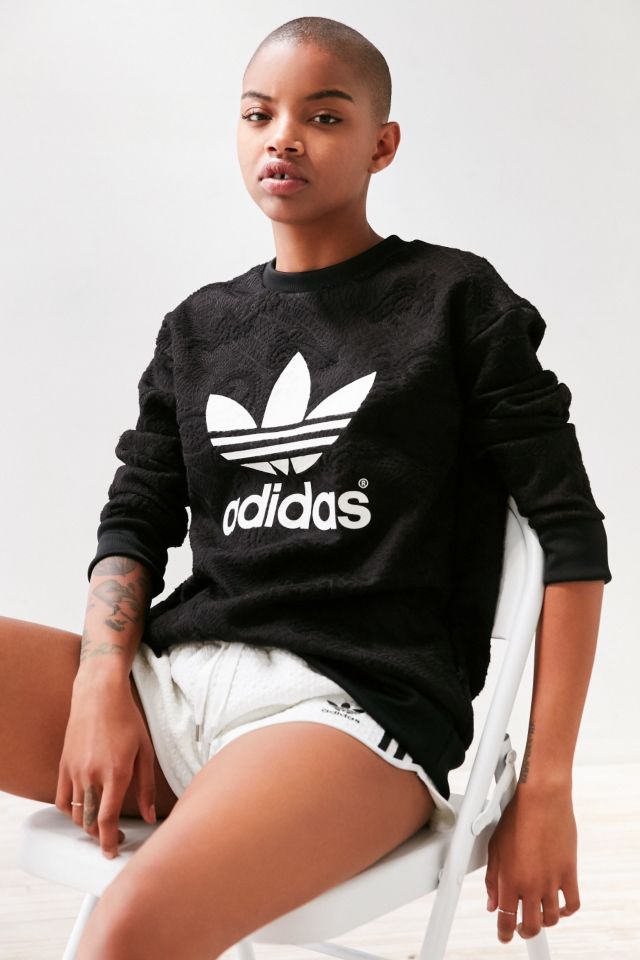 Adidas sweatshirt best sale with flowers