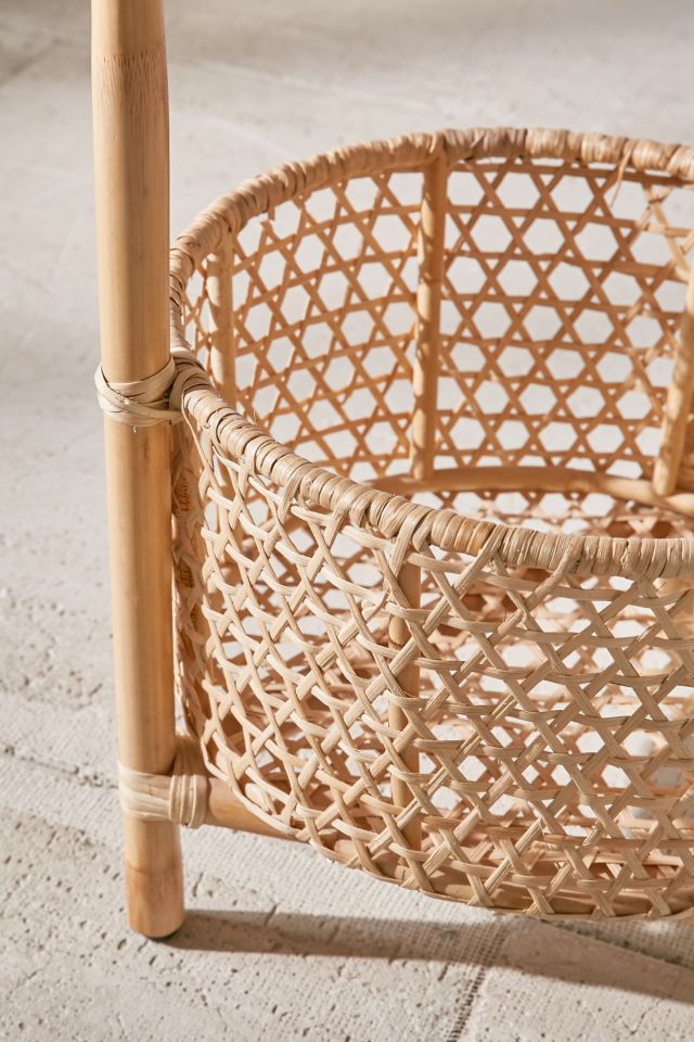 Rattan Two Tier Stand #2