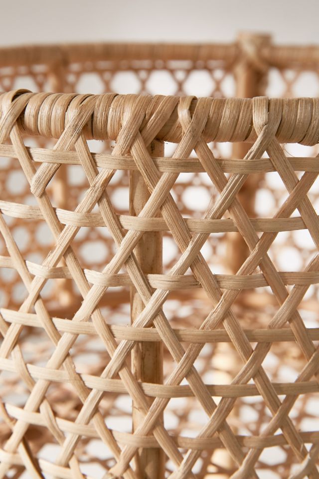 Rattan Two Tier Stand #3