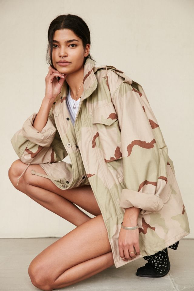 Urban Renewal Vintage Desert Camo Surplus Parka