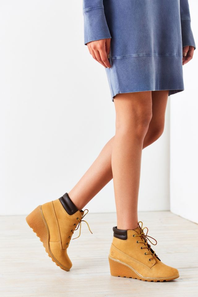 Timberland on sale wedge booties