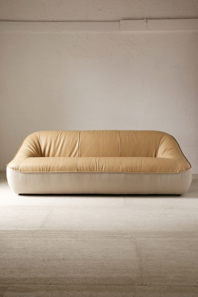 Leia Mixed Leather Sofa #1