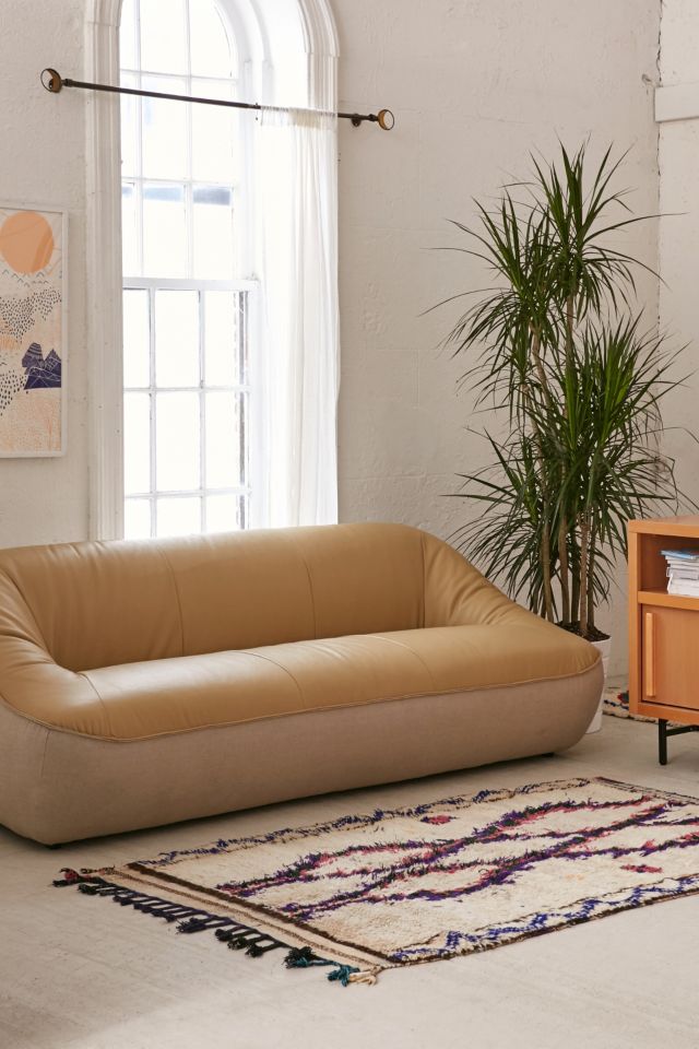 Leia Mixed Leather Sofa #5