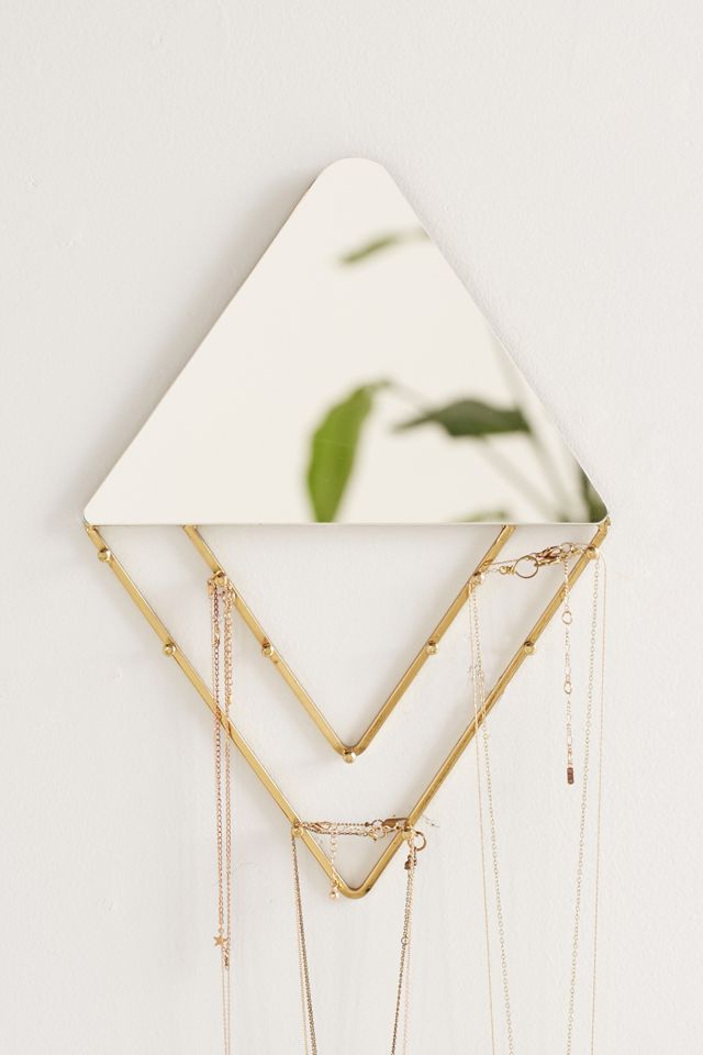 Alexia Line Jewelry Storage Hanging Mirror Urban Outfitters