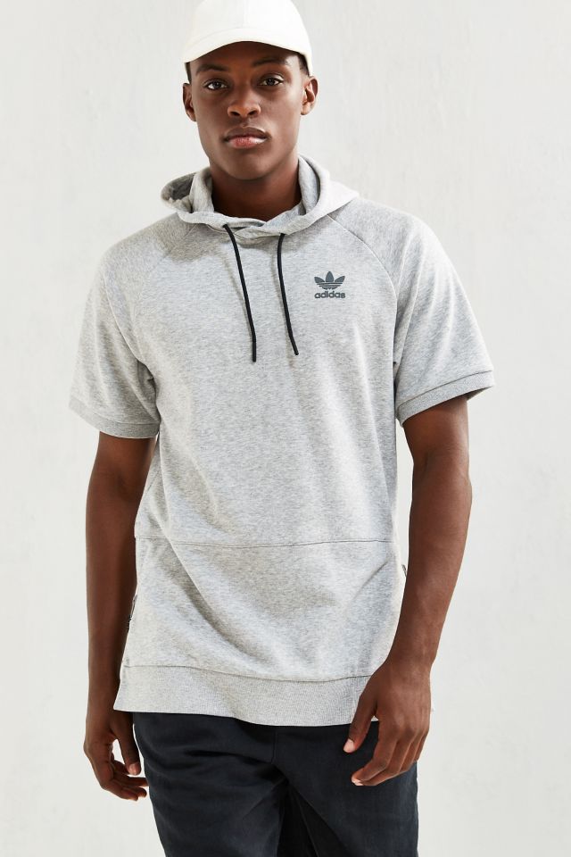 short sleeve white sweatshirt