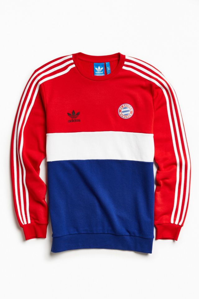 adidas Bayern Munich Crew Neck Sweatshirt