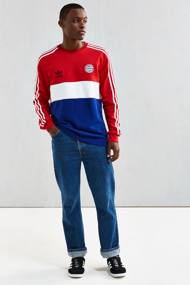 adidas Bayern Munich Crew Neck Sweatshirt | Urban Outfitters adidas Bayern Munich Crew Neck Sweatshirt | Urban Outfitters