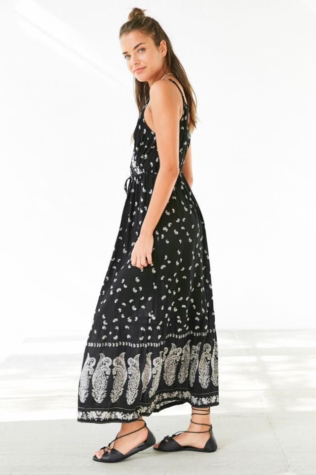 Ecote Surplice Border Print Maxi Dress #5