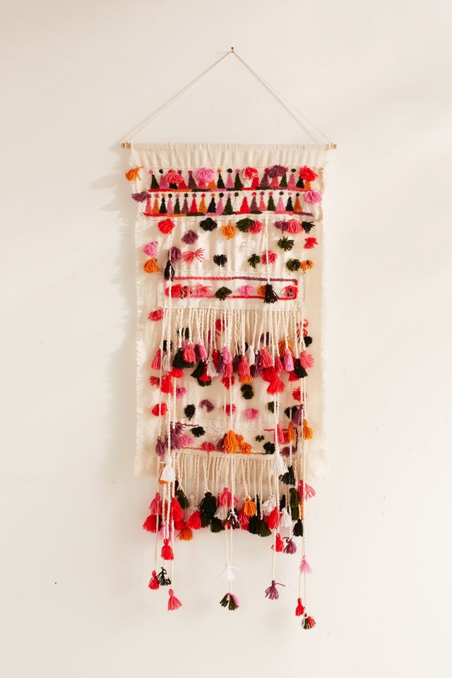Pom-Pom Wall Hanging #1