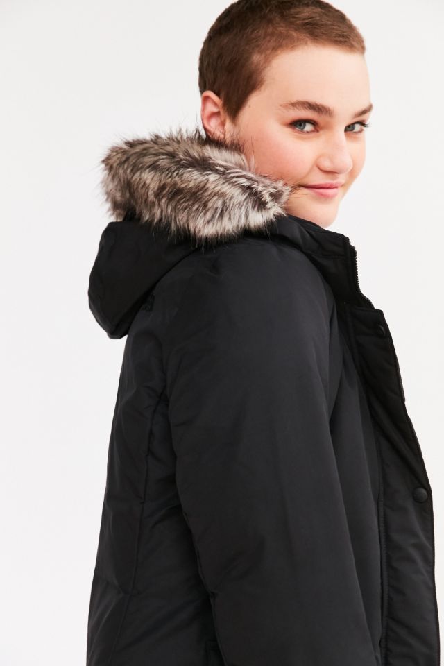 The North Face Tuvu Faux Fur Trim Parka Urban Outfitters