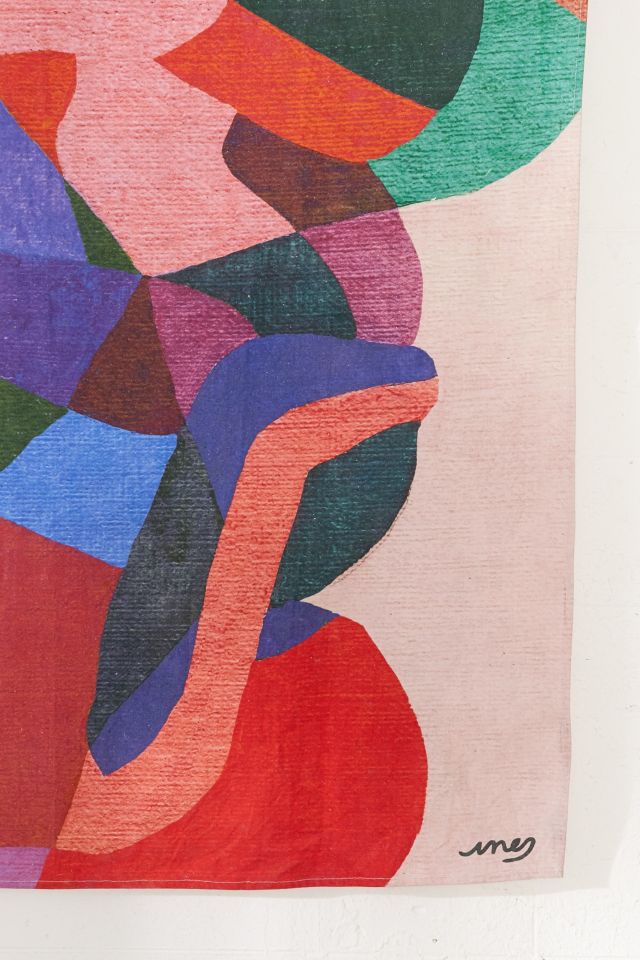 Ines Longevial Abstract Art Tapestry #2