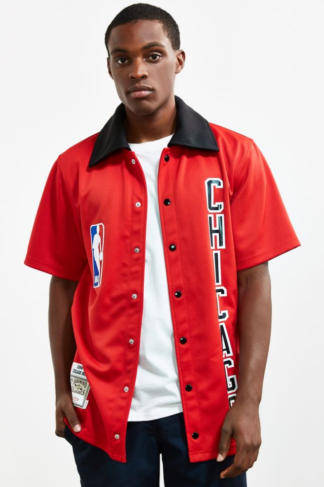 Mitchell & Ness Chicago Bulls Shooting Shirt in Red for Men