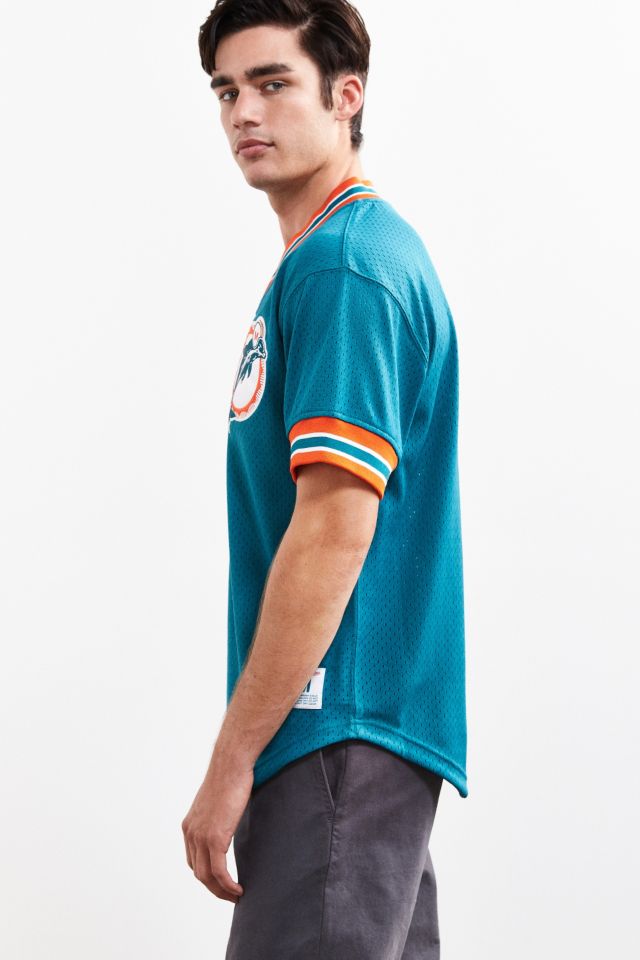 Mitchell & Ness NFL Miami Dolphins Prospect Mesh V-Neck Jersey