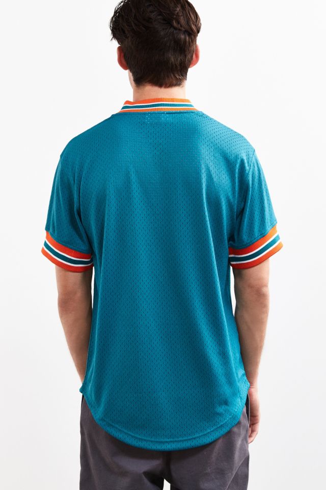 Mitchell & Ness NFL Miami Dolphins Prospect Mesh V-Neck Jersey