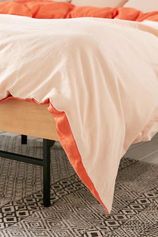 Reversible Linen Blend Duvet Cover #2