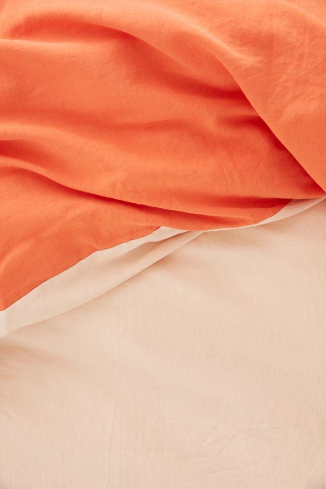 Reversible Linen Blend Duvet Cover #3
