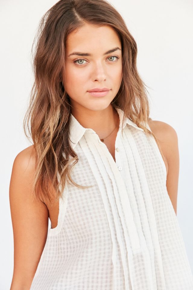 Silence + Noise Meena Button-Down Blouse #2