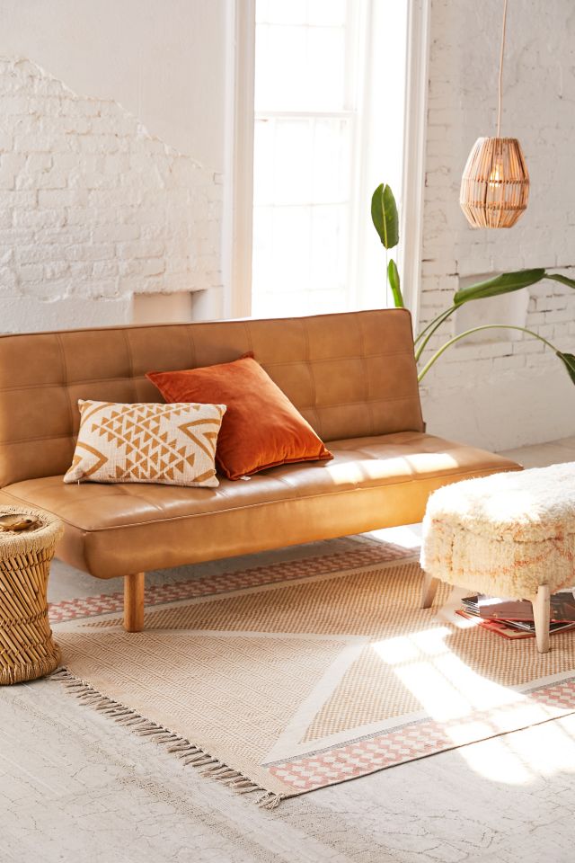 Calisa Block-Print Woven Rug #1