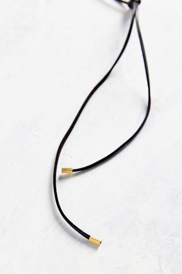 Faux Leather Wrap Choker Necklace #2