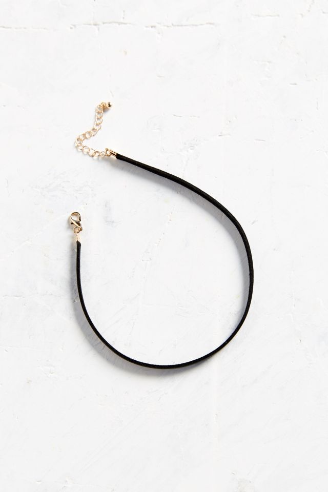 Allie Leather Choker Necklace #2