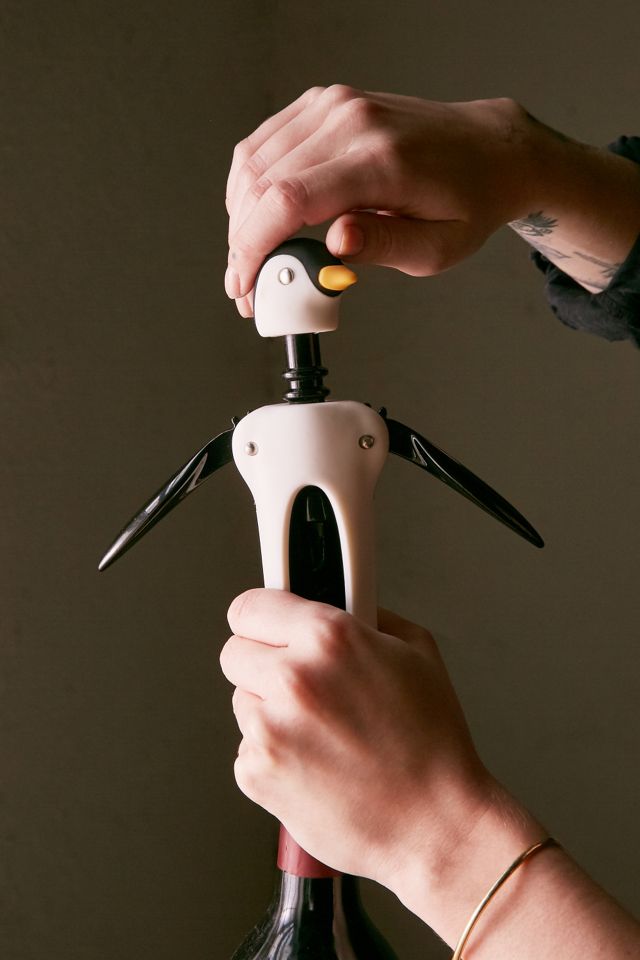 Penguin Corkscrew Wine Opener Urban Outfitters