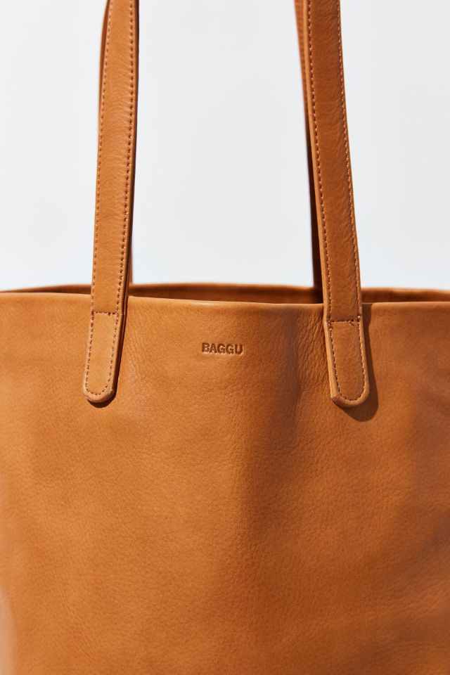 Baggu Classic Small Leather Shopper Bag, $120, Urban Outfitters
