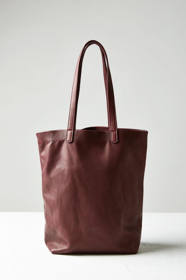 BAGGU Basic Leather Tote Bag Urban Outfitters Canada