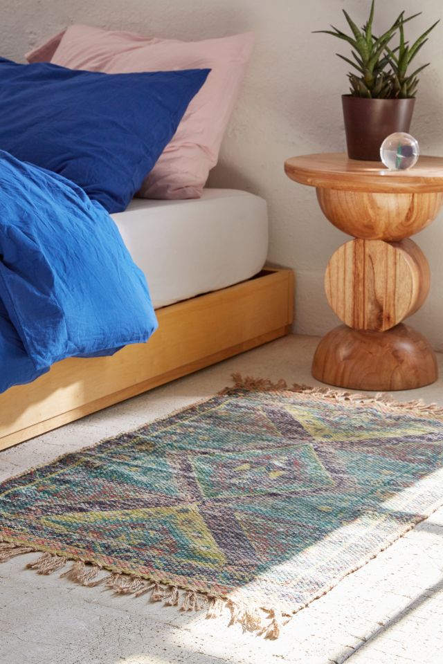 Alder Overdyed Printed Jute Rug #1