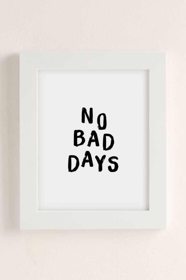 The Nectar Collective No Bad Days Art Print | Urban Outfitters