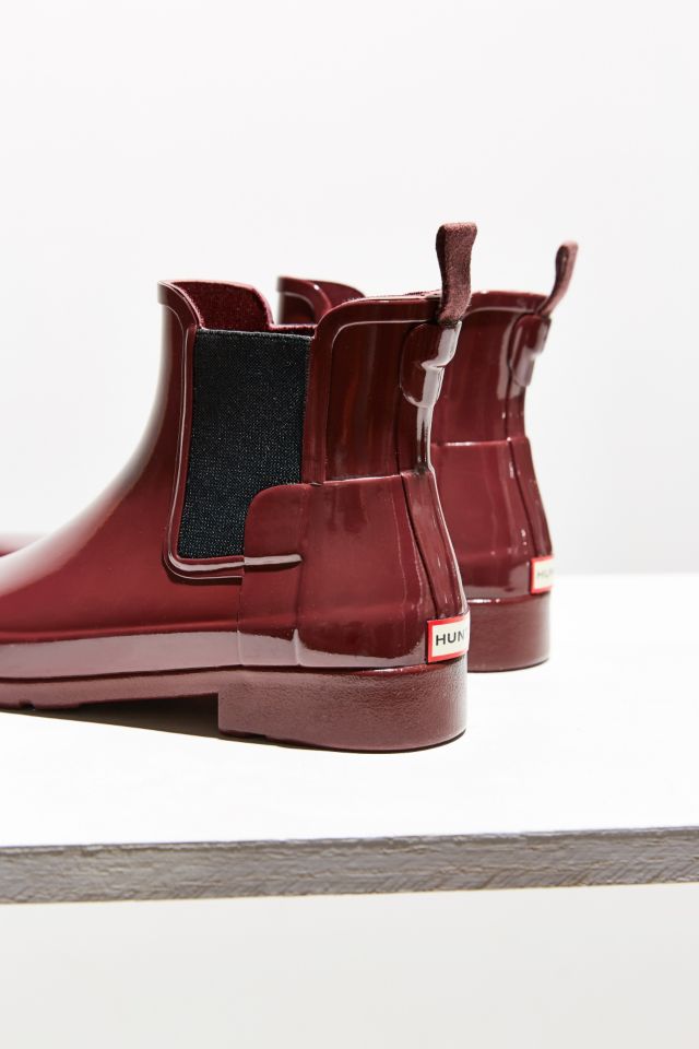 Bottes de pluie Chelsea luisantes raffinées Hunter Original #1