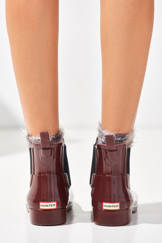 Bottes de pluie Chelsea luisantes raffinées Hunter Original #5