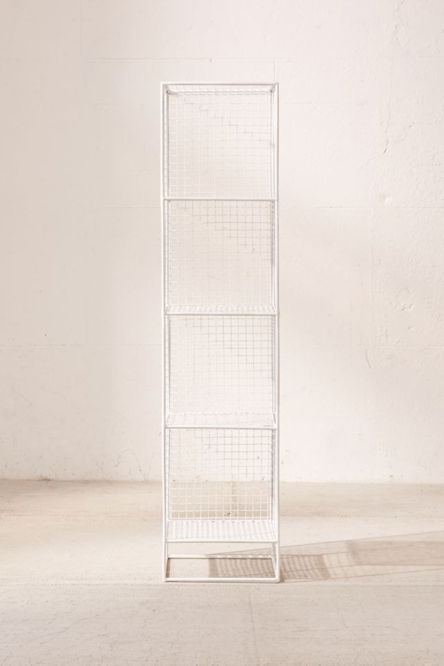 Slim Perforated Metal Storage #1
