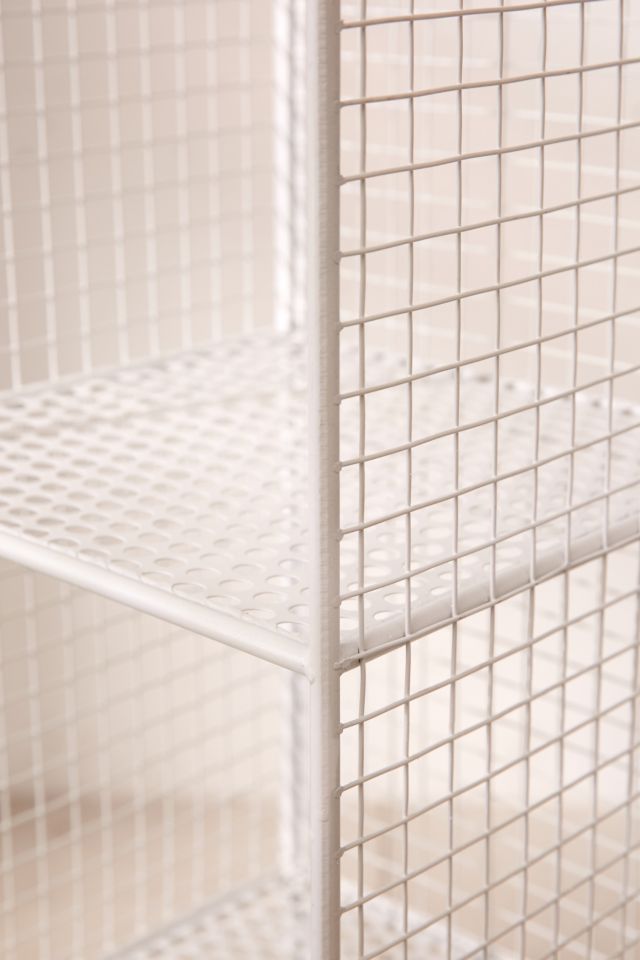 Slim Perforated Metal Storage #3