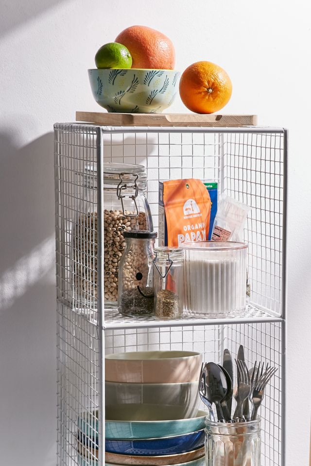 Slim Perforated Metal Storage #5