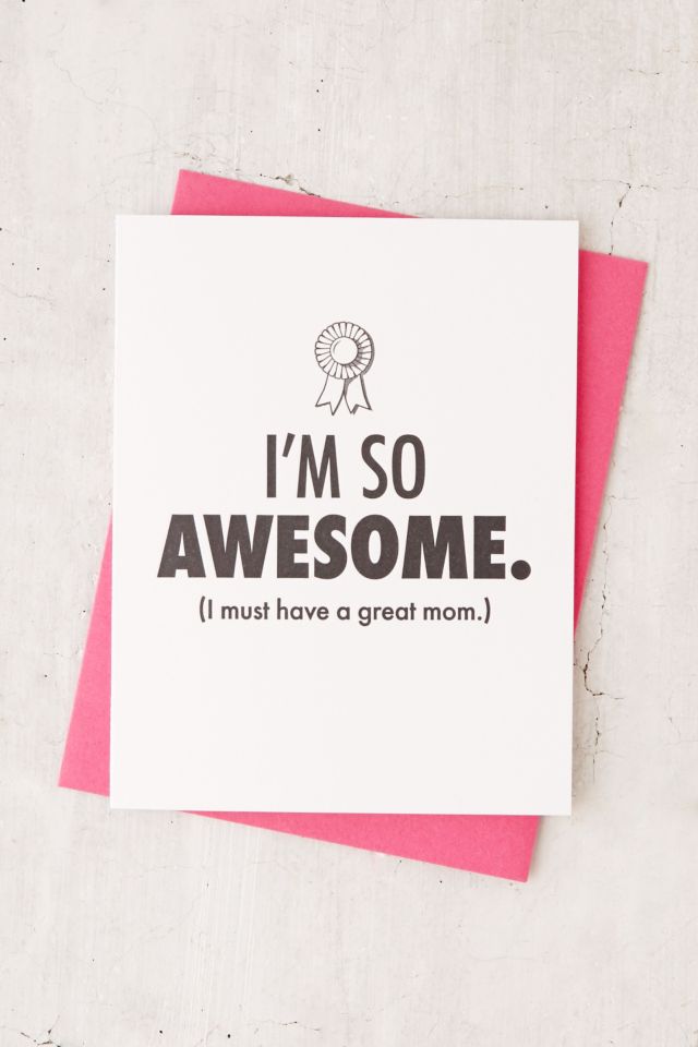 McBitterson's Mother's Day Card | Urban Outfitters