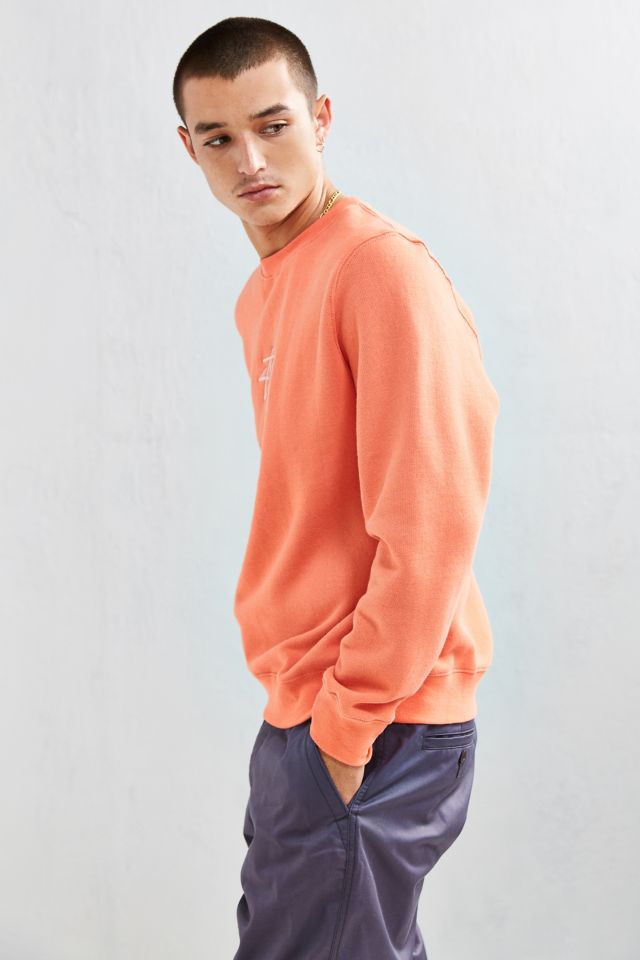 Stussy Arch Logo Crew Neck Sweatshirt, Urban Outfitters