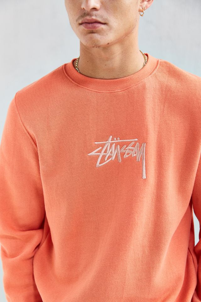 Stussy Arch Logo Crew Neck Sweatshirt, Urban Outfitters