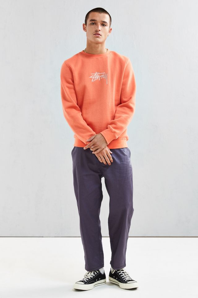 Stussy Arch Logo Crew Neck Sweatshirt, Urban Outfitters