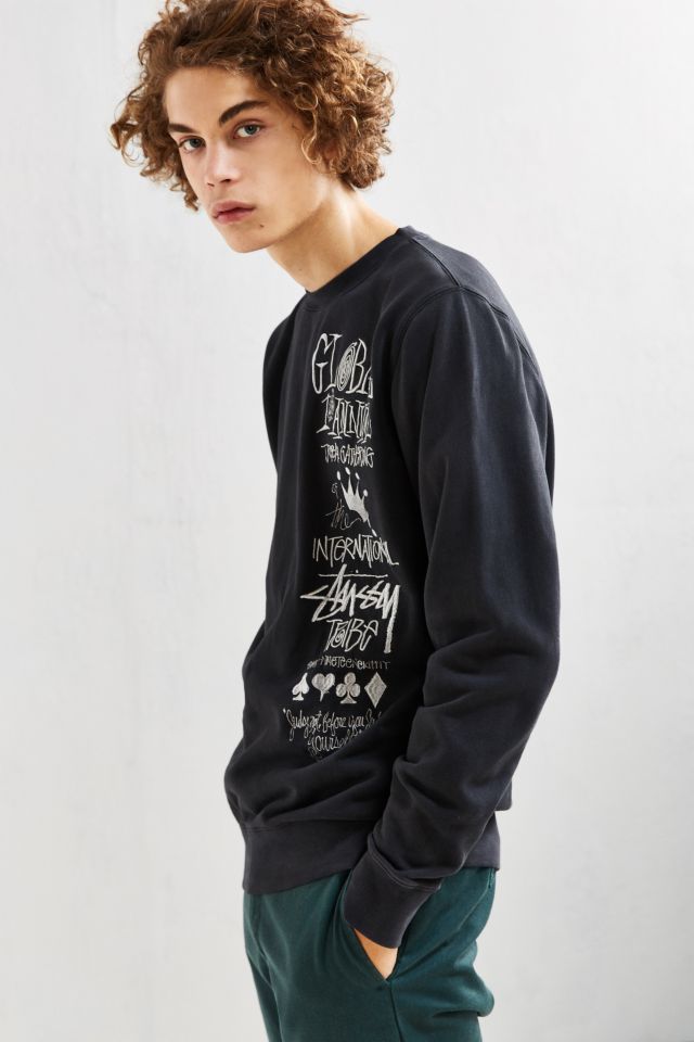 Stussy First Annual Embroidered Crew Neck Sweatshirt #3