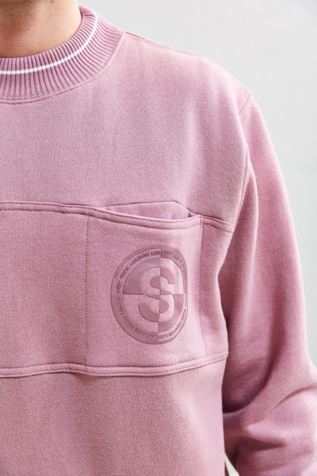 Stussy Pocket Panel Crew Neck Sweatshirt #1