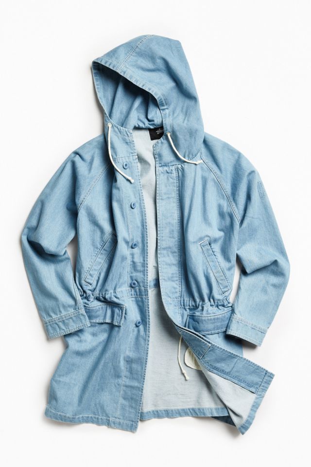Stussy denim parka store