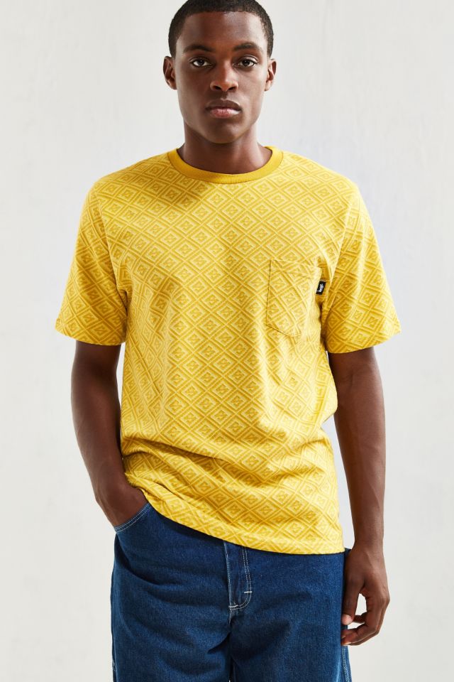 T-shirt à losanges S Stussy #1