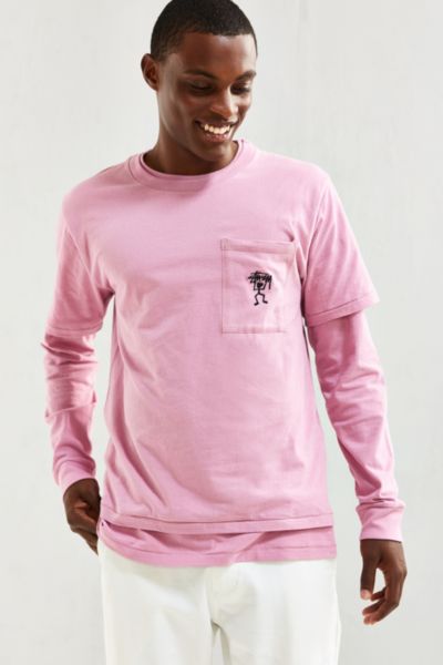 Stussy Overdyed Double Layer Tee | Urban Outfitters