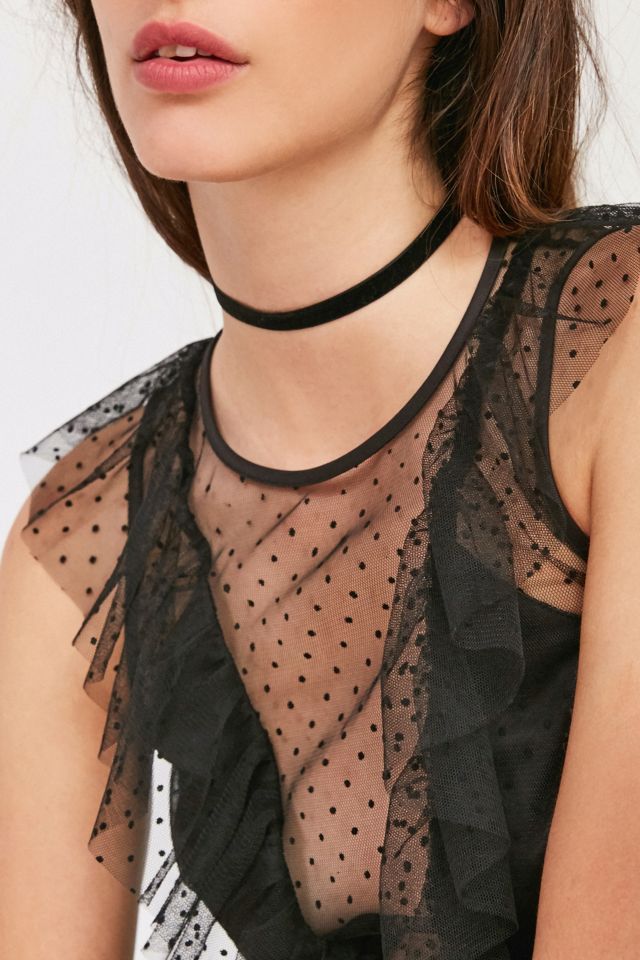 Claire Velvet Choker Necklace