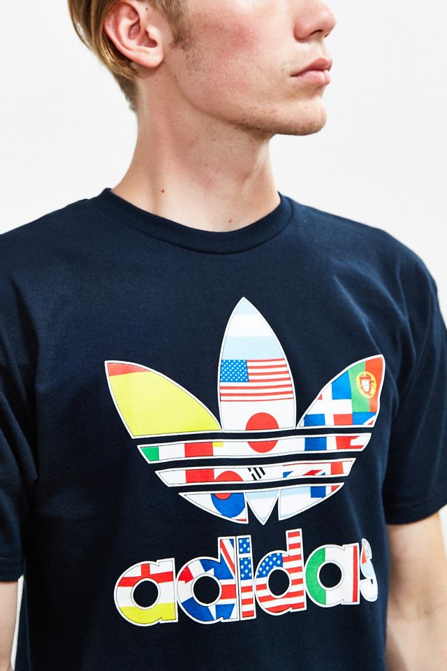 adidas Stacked International Tee | Urban Outfitters