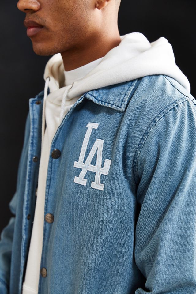 Starter Black Label Los Angeles Dodgers Denim Coach's Jacket for Sale in  Fullerton, CA - OfferUp