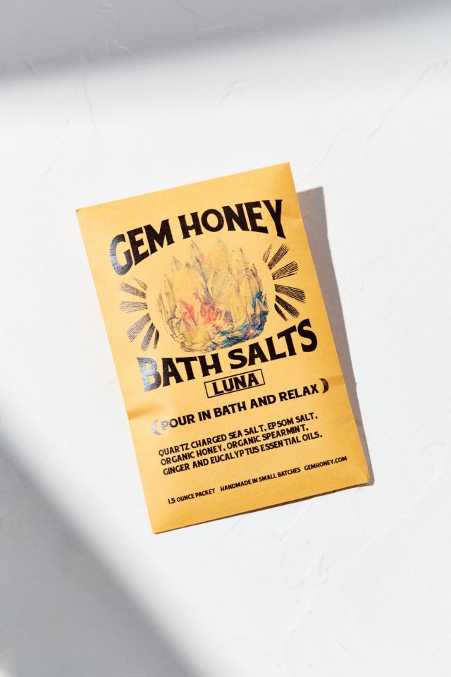 gem and honey bath salts