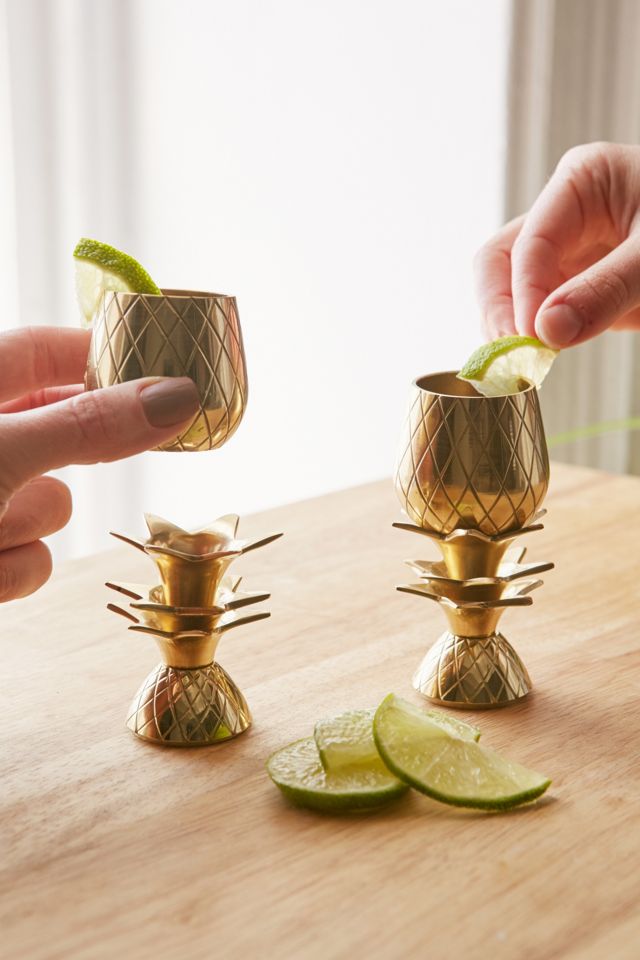 W&P Design Pineapple Shot Glass - Set Of 2 #1